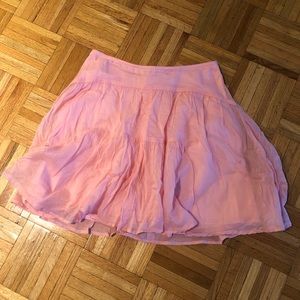 J Crew pink mini skirt